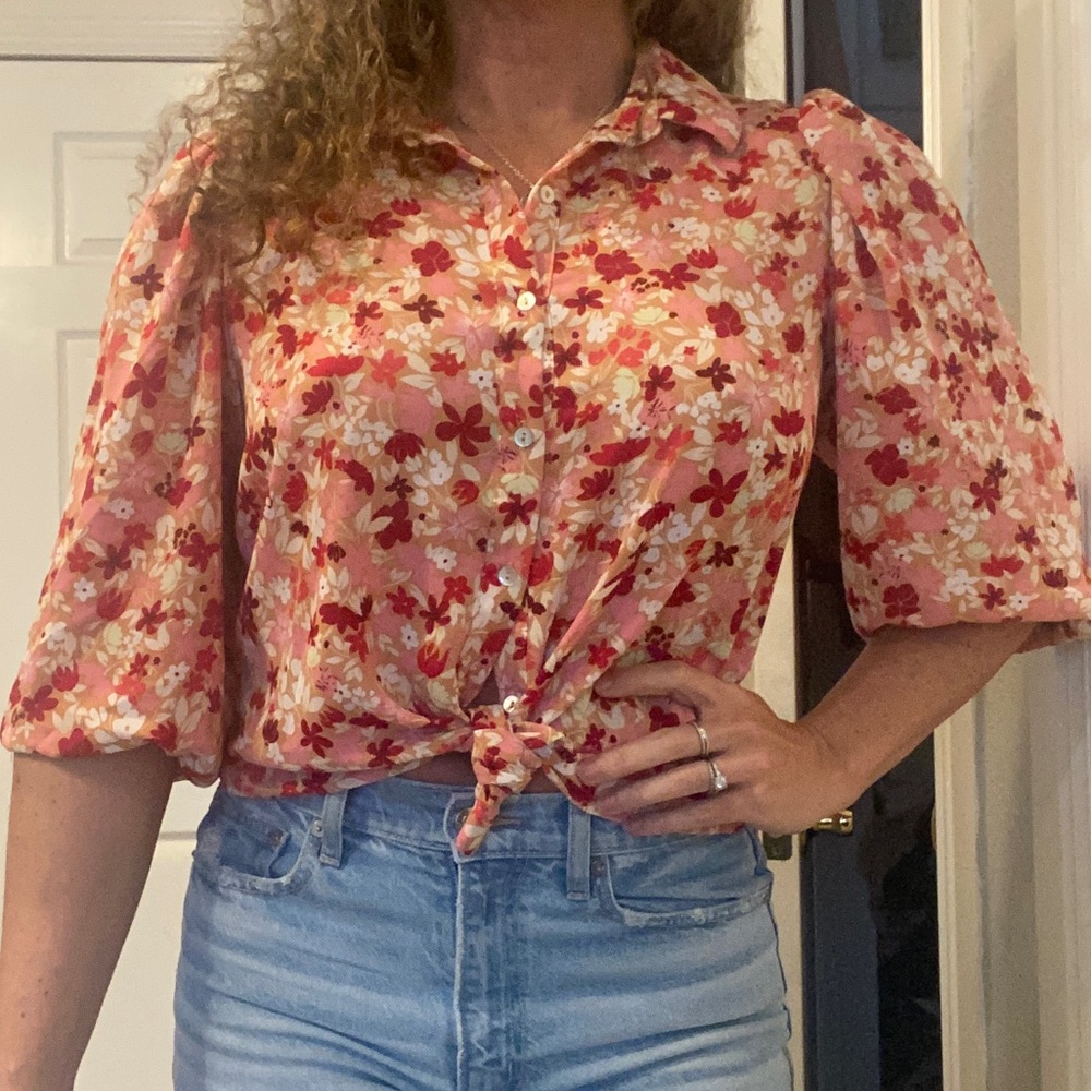BOGO❗️Vintage floral shirt